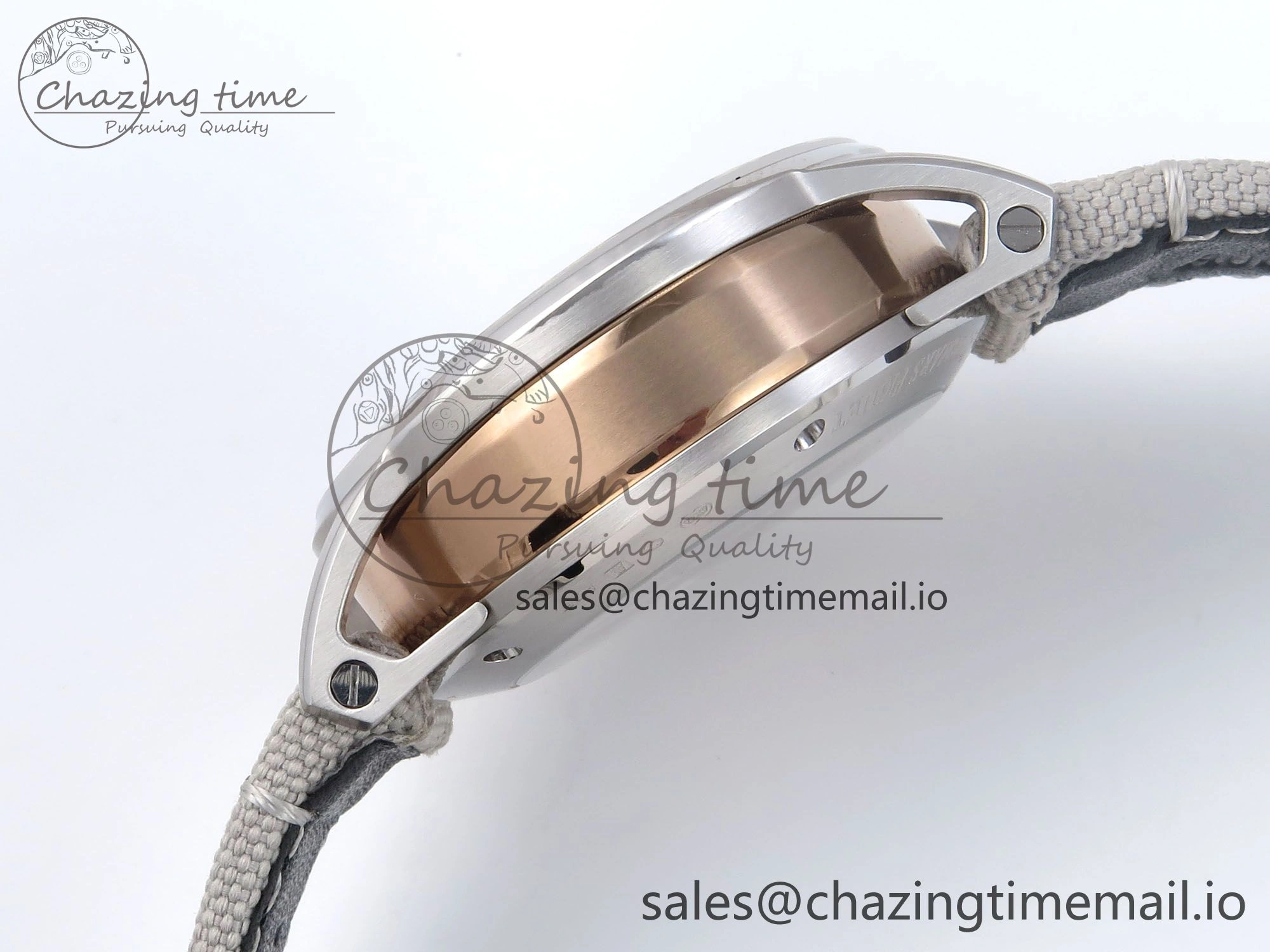 Code 11.59 Chrono 26393 SS APPF Best Edition Silver Dial on White Nylon Strap A ZipUp 4342