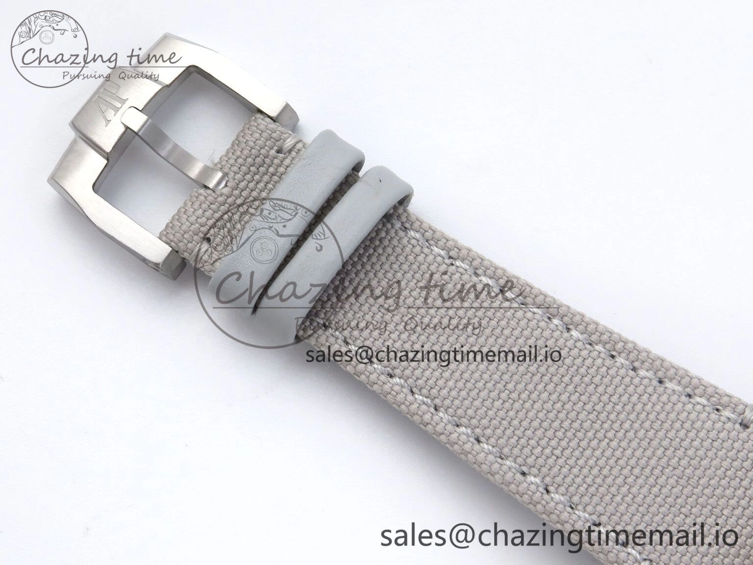 Code 11.59 Chrono 26393 SS APPF Best Edition Silver Dial on White Nylon Strap A ZipUp 4342