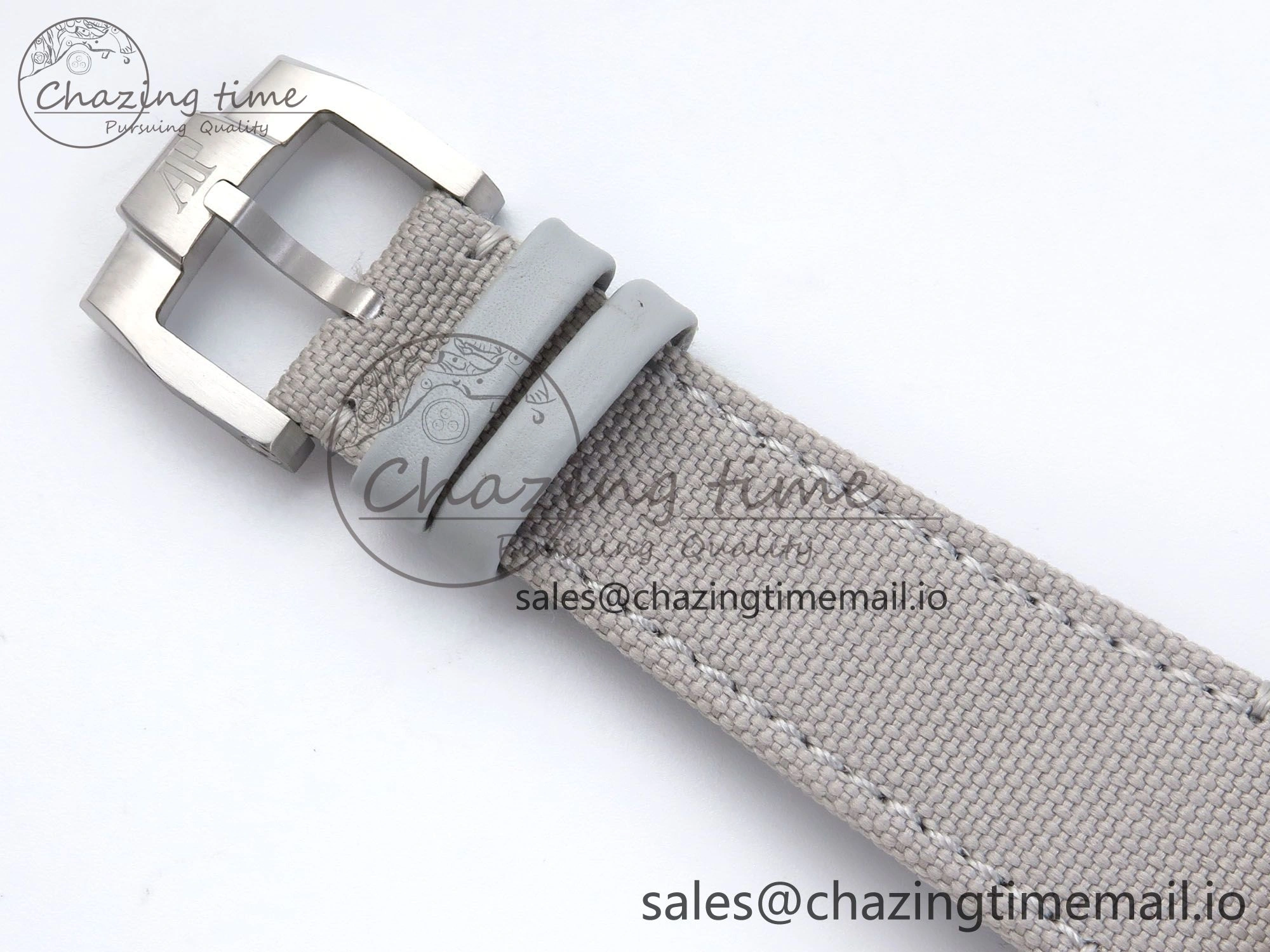 Code 11.59 Chrono 26393 SS APPF Best Edition Silver Dial on White Nylon Strap A ZipUp 4342