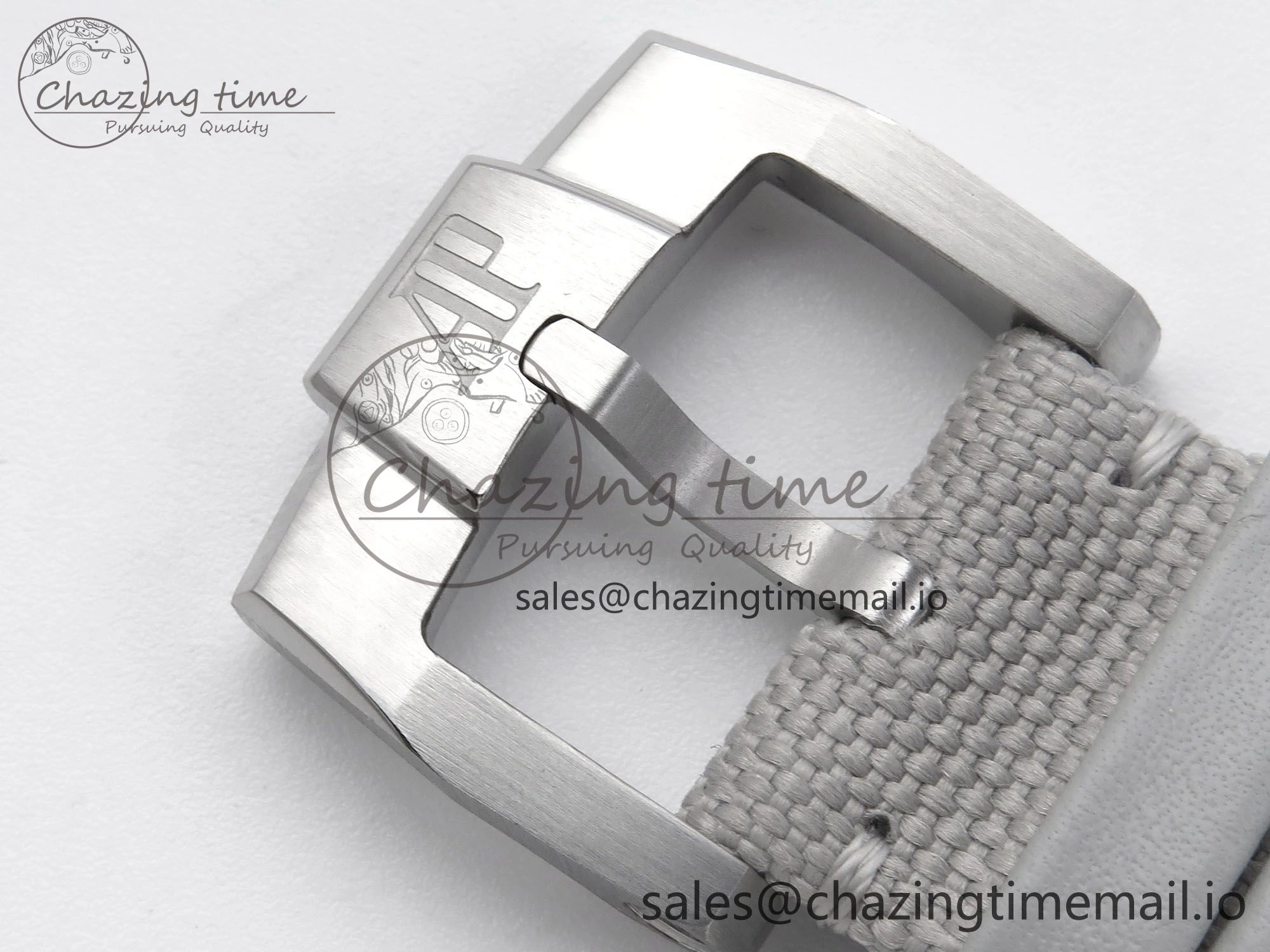 Code 11.59 Chrono 26393 SS APPF Best Edition Silver Dial on White Nylon Strap A ZipUp 4342
