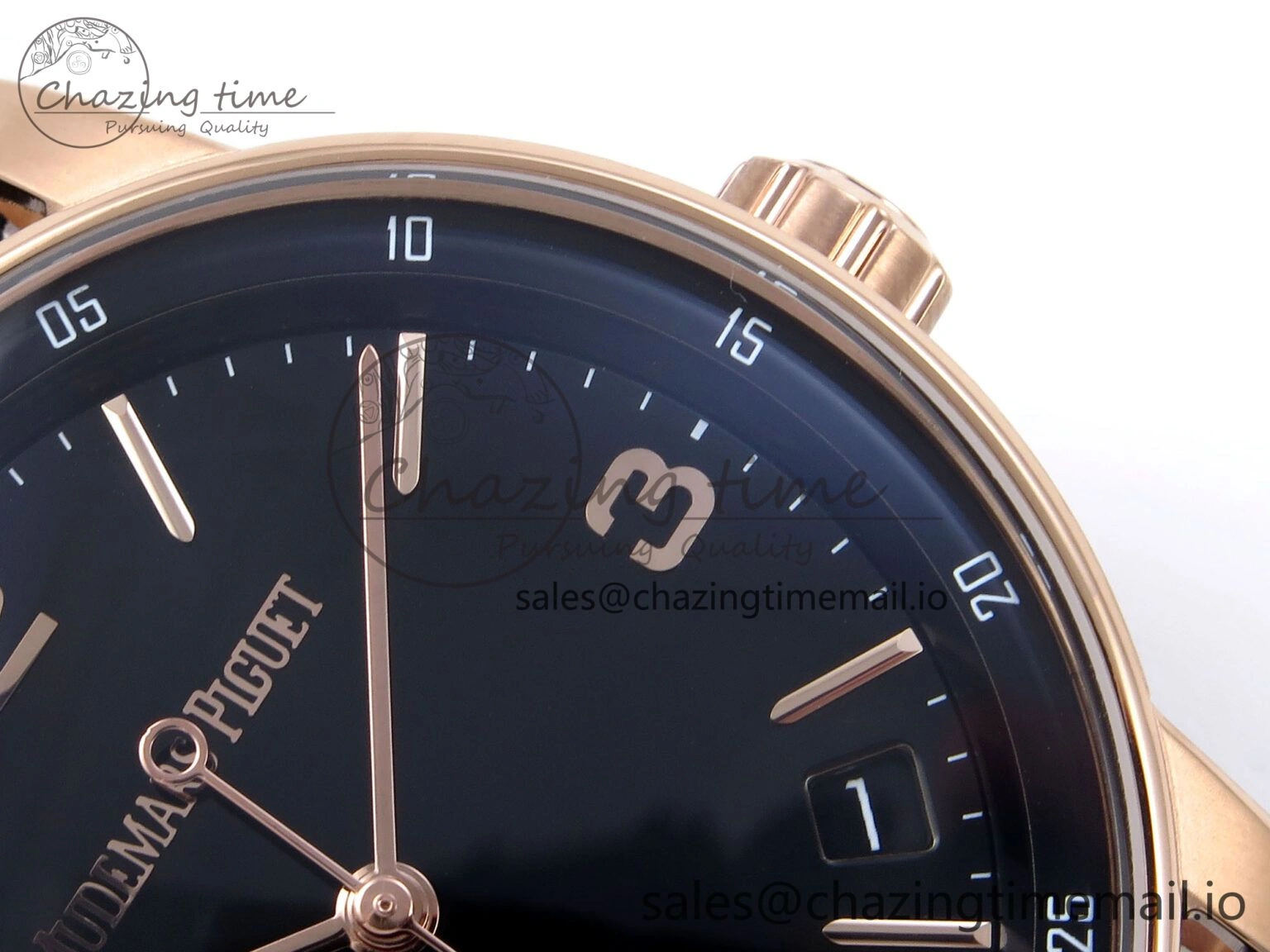 ZeroBulk Code 11.59 RG 15210 APSF 1:1 Best Edition Black Dial on Black Leather Strap SA4302 Super Clone 4346