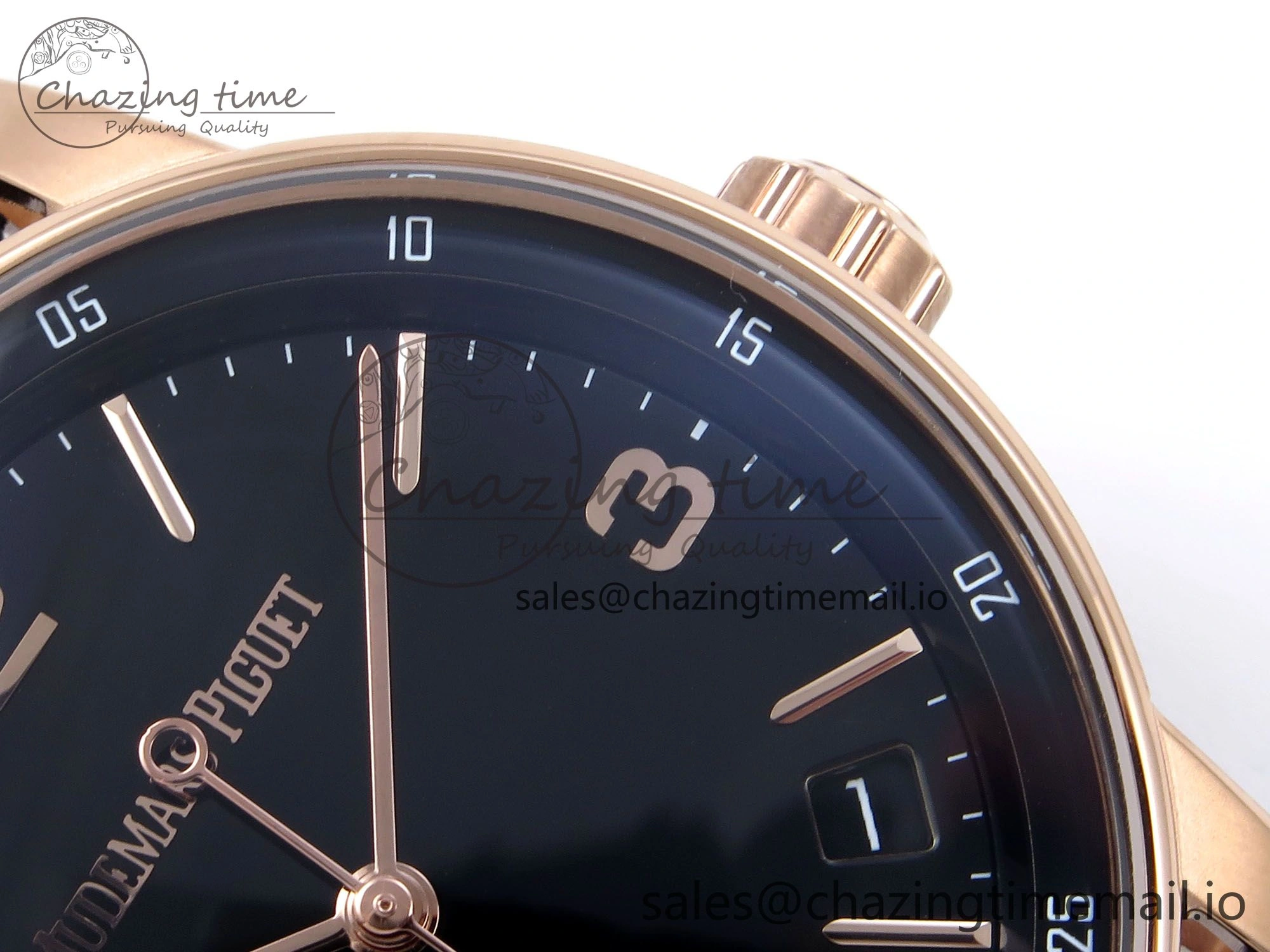 ZeroBulk Code 11.59 RG 15210 APSF 1:1 Best Edition Black Dial on Black Leather Strap SA4302 Super Clone 4346