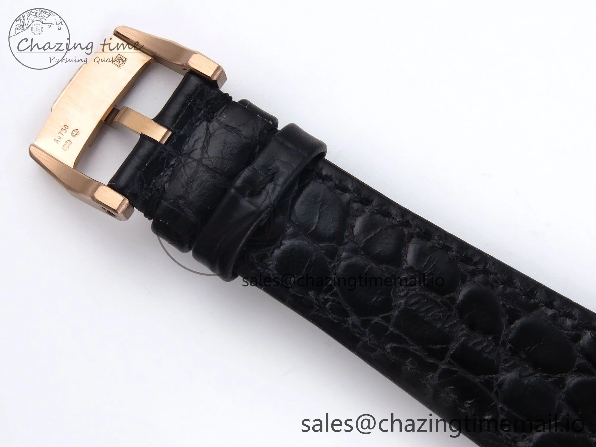 ZeroBulk Code 11.59 RG 15210 APSF 1:1 Best Edition Black Dial on Black Leather Strap SA4302 Super Clone 4346
