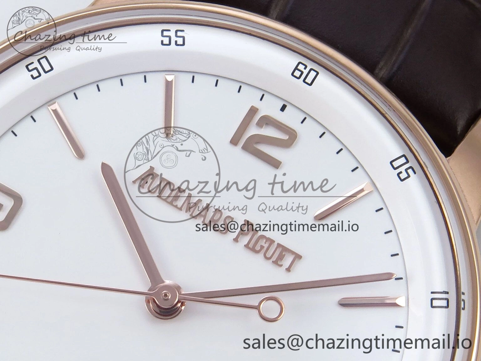 Code 11.59 RG 15210 APSF 1:1 Best Edition White Dial on Brown Leather Strap SA4302 Super Clone Popular 4348
