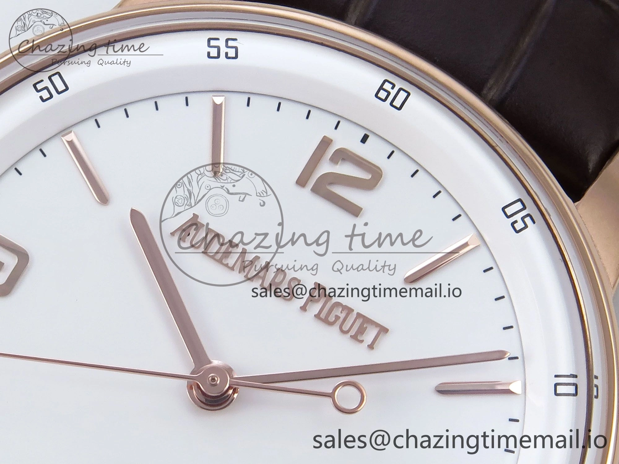 Code 11.59 RG 15210 APSF 1:1 Best Edition White Dial on Brown Leather Strap SA4302 Super Clone Popular 4348