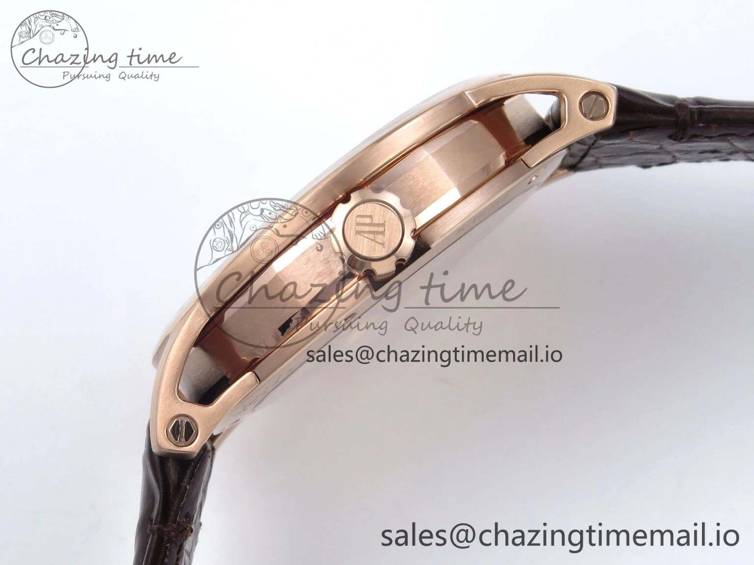 Code 11.59 RG 15210 APSF 1:1 Best Edition White Dial on Brown Leather Strap SA4302 Super Clone Popular 4348