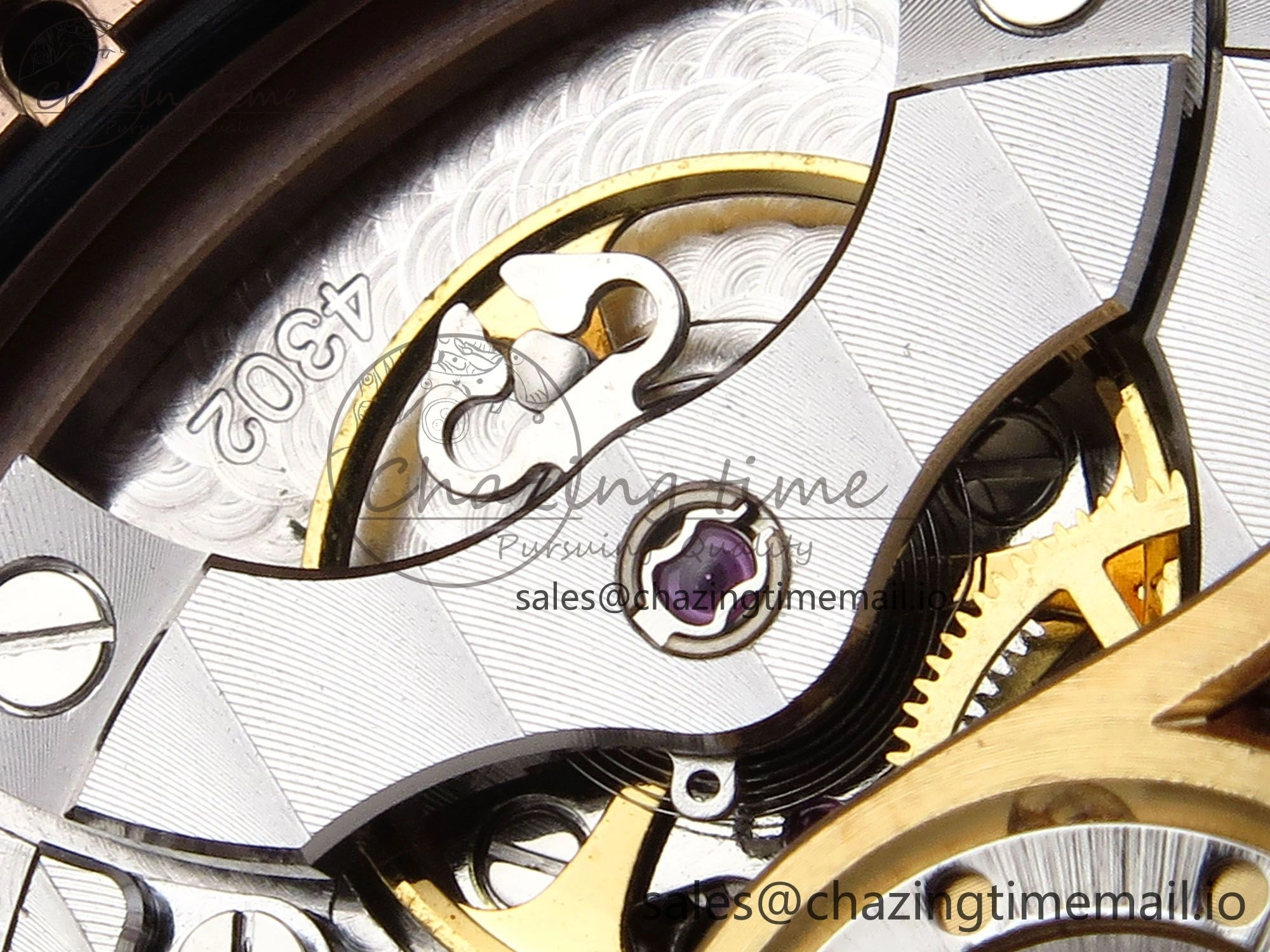 Code 11.59 RG 15210 APSF 1:1 Best Edition White Dial on Brown Leather Strap SA4302 Super Clone Popular 4348