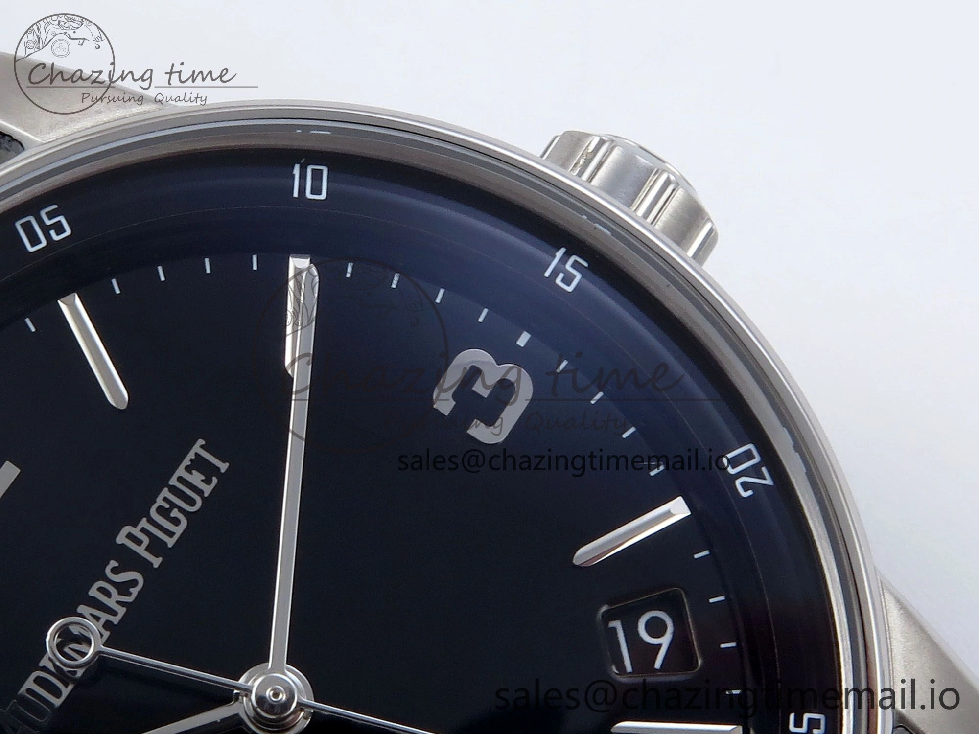 Code 11.59 SS 15210 APSF 1:1 Best Edition Black Dial on Black Leather Strap SA4302 Super Clone QuickDry 4345