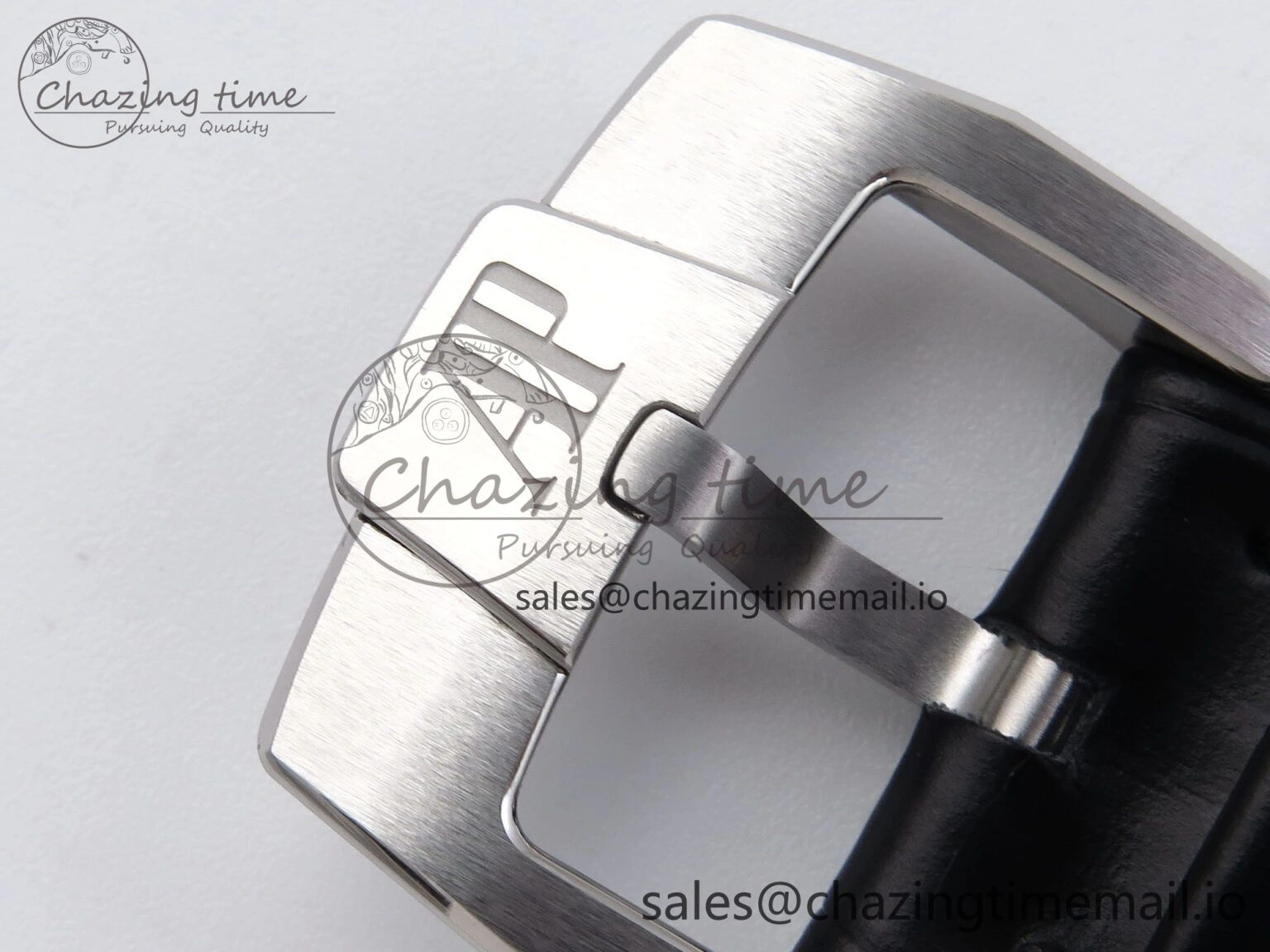 Code 11.59 SS 15210 APSF 1:1 Best Edition Black Dial on Black Leather Strap SA4302 Super Clone QuickDry 4345