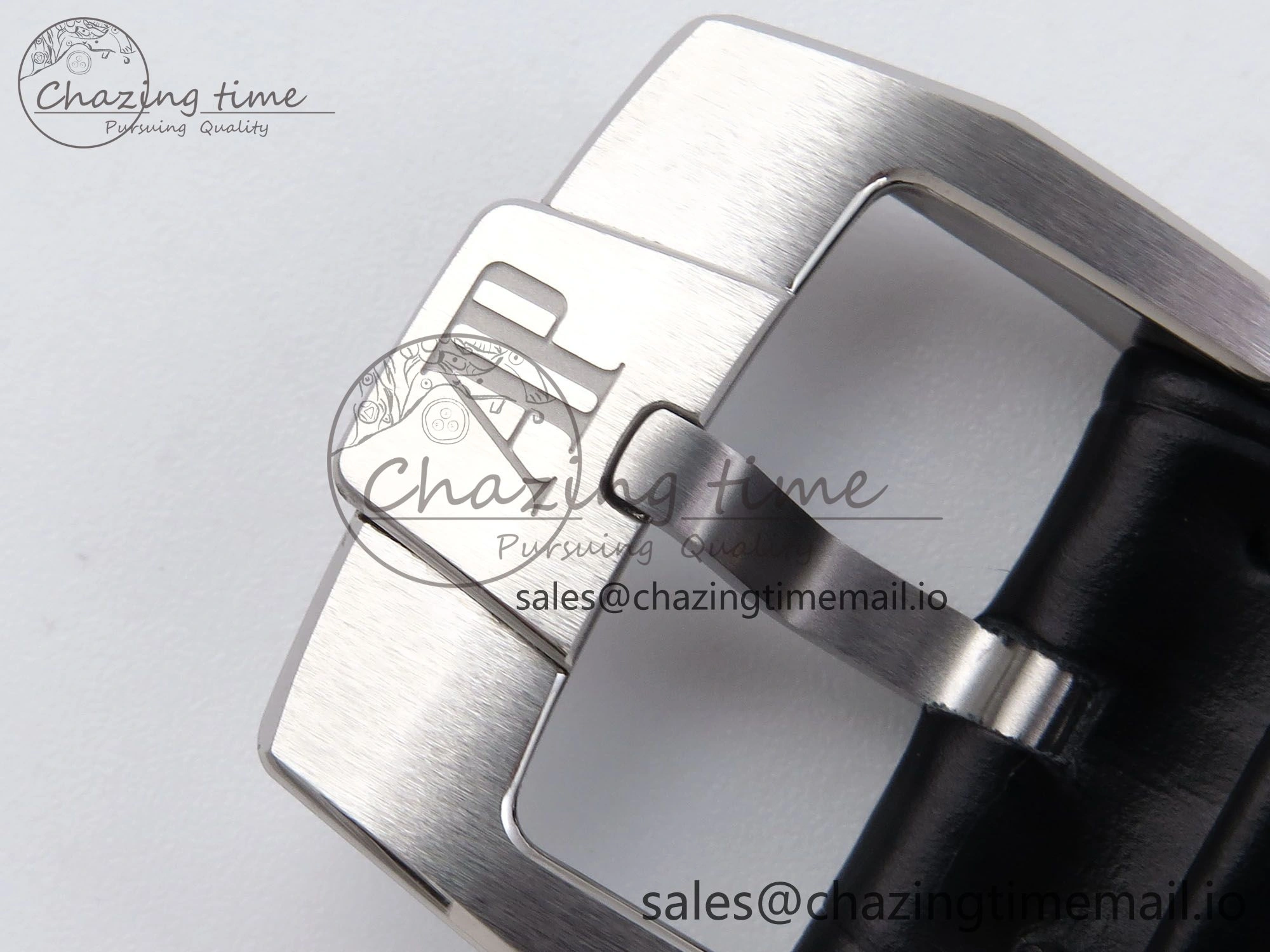 Code 11.59 SS 15210 APSF 1:1 Best Edition Black Dial on Black Leather Strap SA4302 Super Clone QuickDry 4345