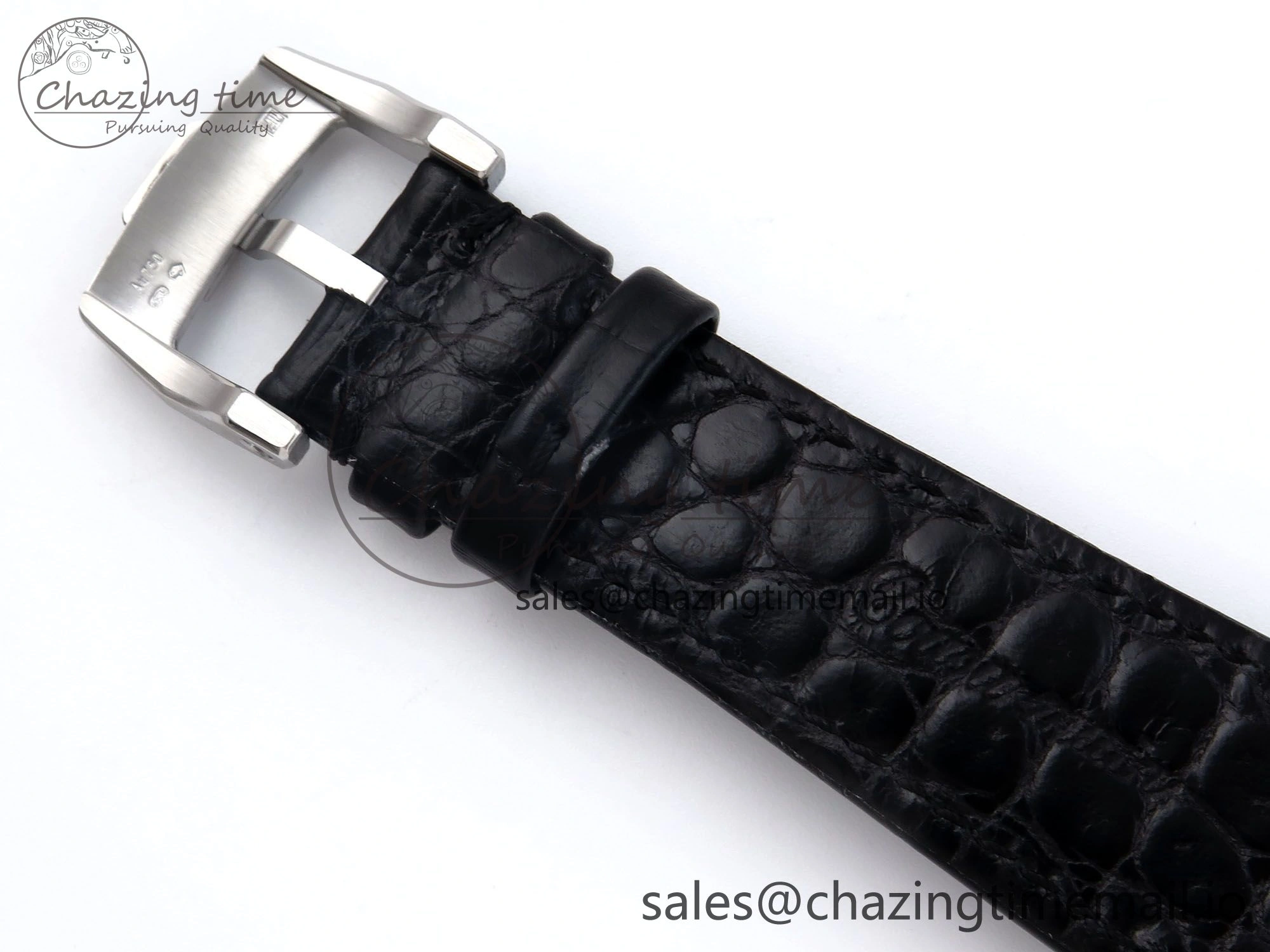 Code 11.59 SS 15210 APSF 1:1 Best Edition Black Dial on Black Leather Strap SA4302 Super Clone QuickDry 4345