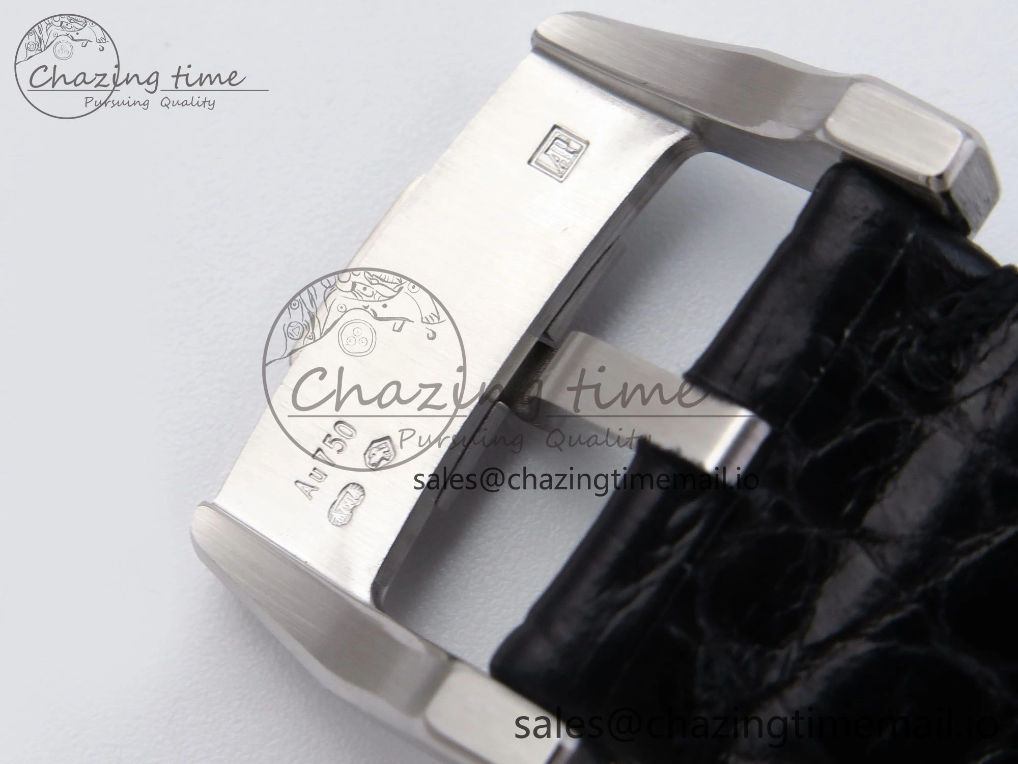 Code 11.59 SS 15210 APSF 1:1 Best Edition Black Dial on Black Leather Strap SA4302 Super Clone QuickDry 4345