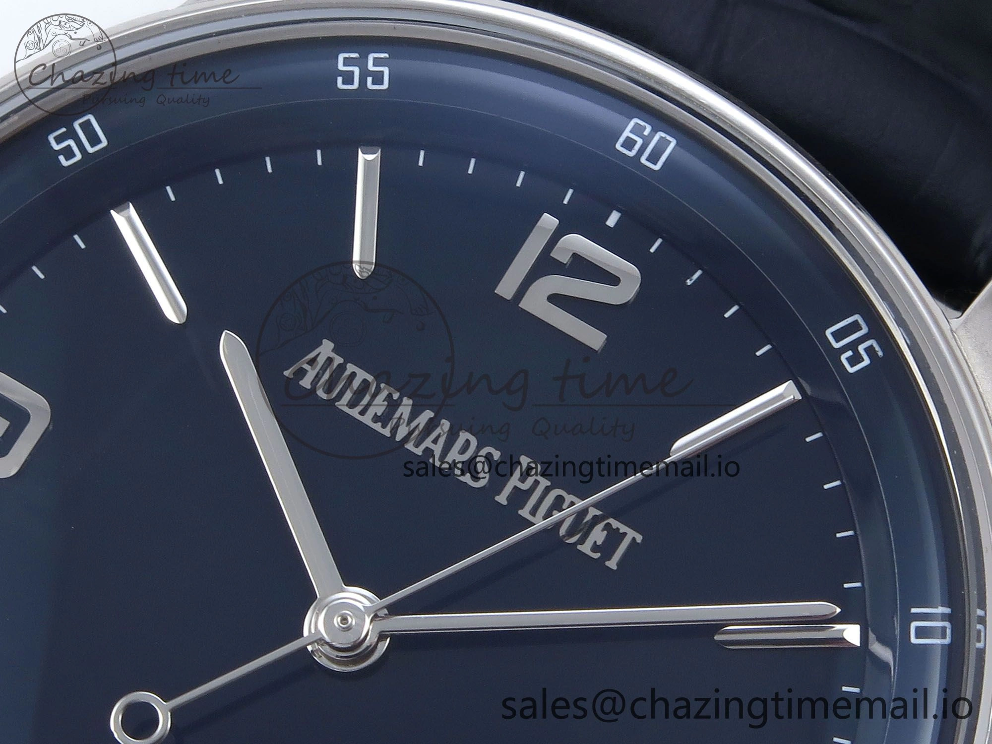 Code 11.59 SS 15210 APSF 1:1 Best Edition Blue Dial on Blue Leather Strap SA4302 Super Clone Youthful 4347