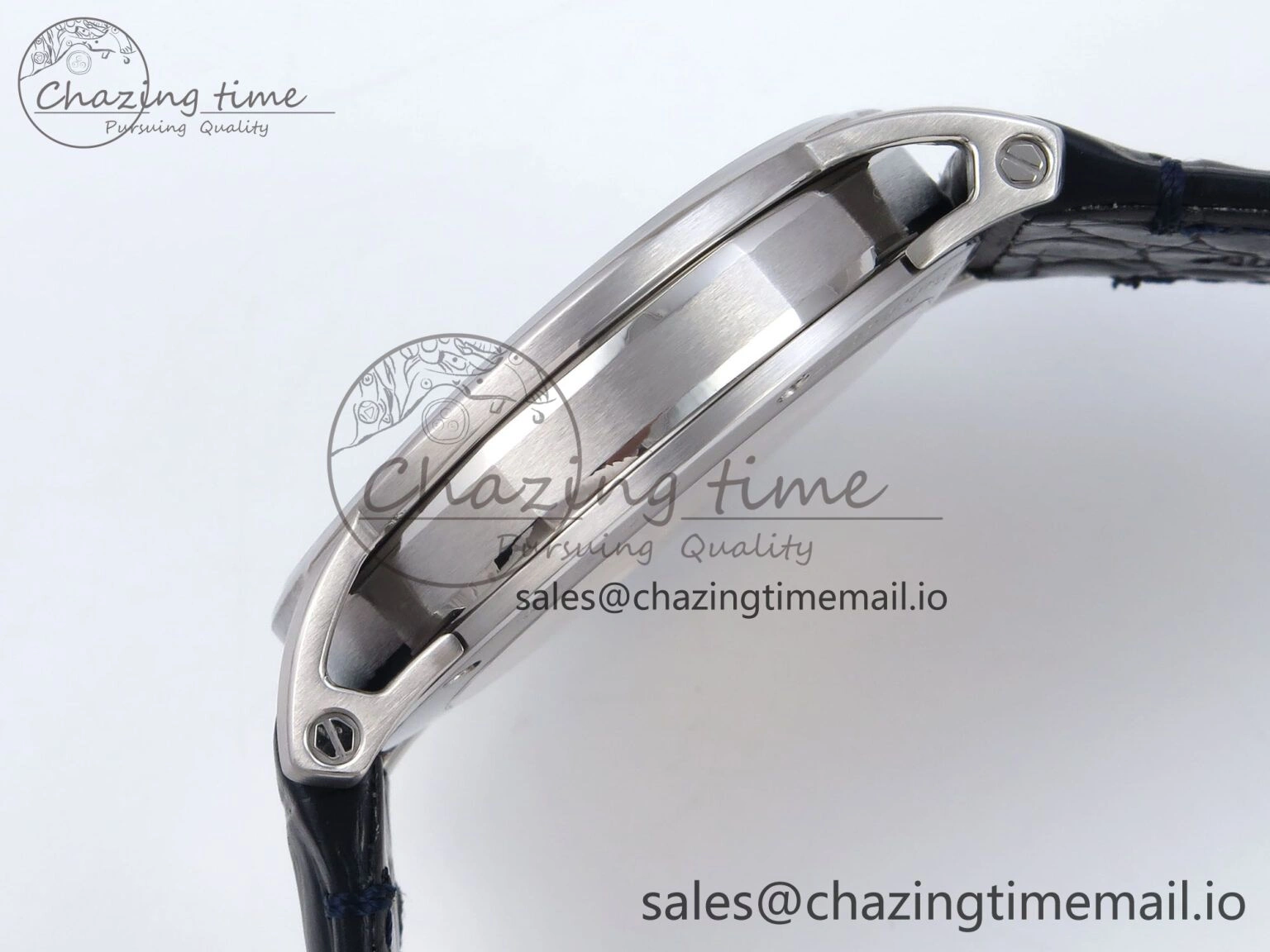 Code 11.59 SS 15210 APSF 1:1 Best Edition Blue Dial on Blue Leather Strap SA4302 Super Clone Youthful 4347