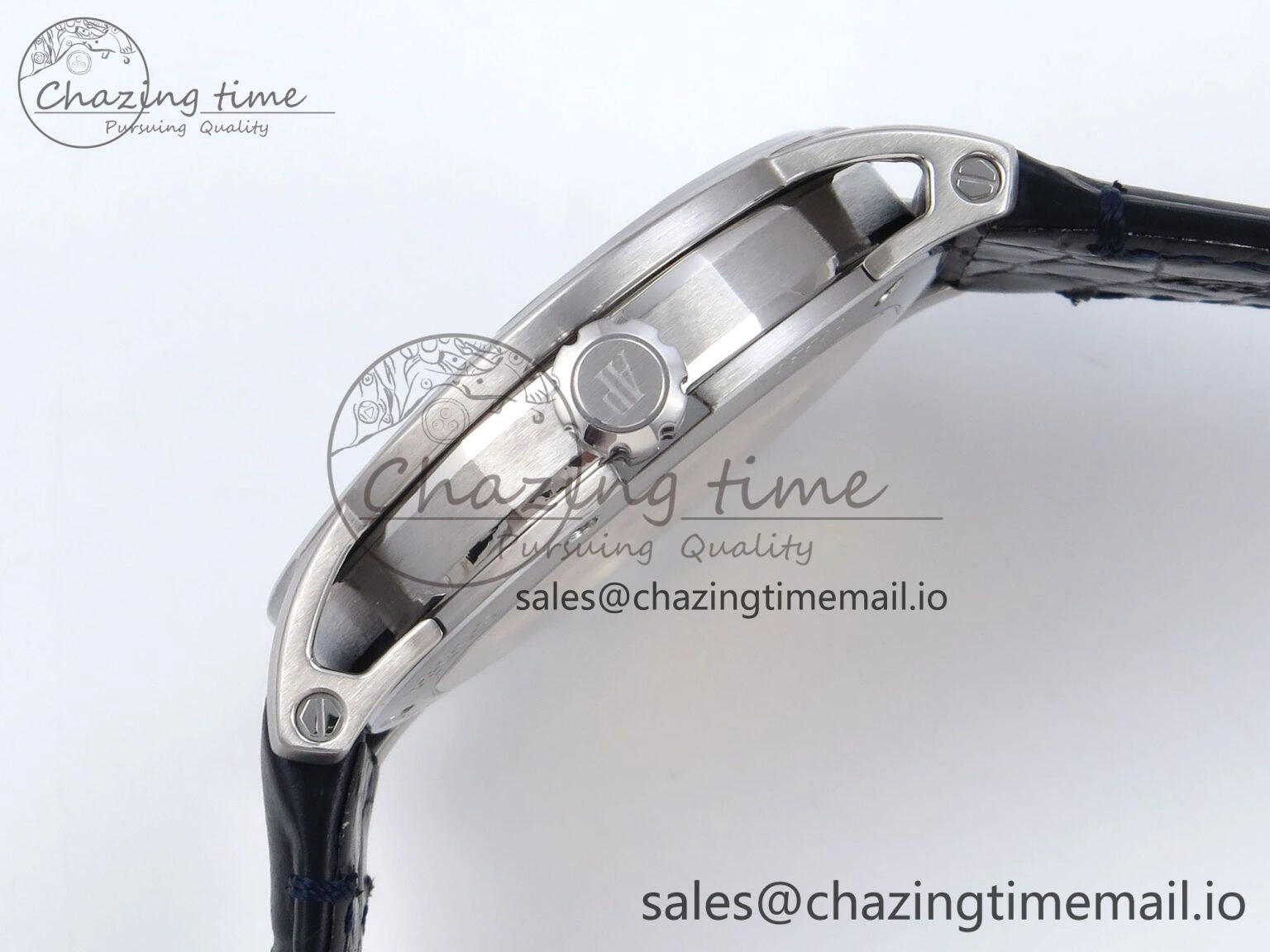 Code 11.59 SS 15210 APSF 1:1 Best Edition Blue Dial on Blue Leather Strap SA4302 Super Clone Youthful 4347