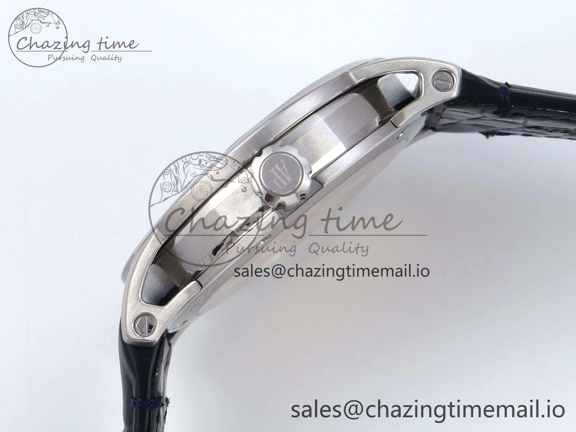 Code 11.59 SS 15210 APSF 1:1 Best Edition Blue Dial on Blue Leather Strap SA4302 Super Clone Youthful 4347