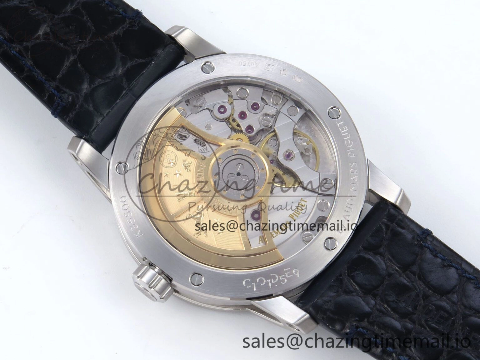 Code 11.59 SS 15210 APSF 1:1 Best Edition Blue Dial on Blue Leather Strap SA4302 Super Clone Youthful 4347