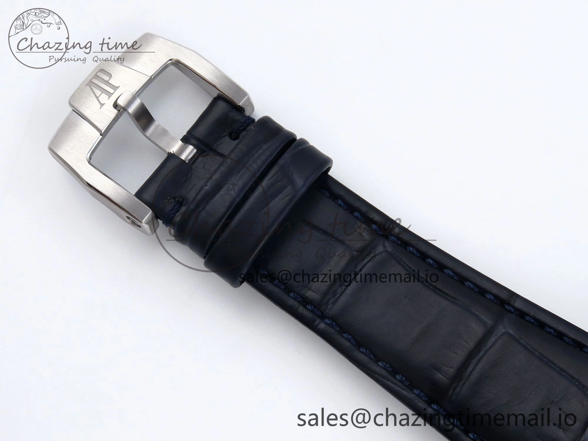 Code 11.59 SS 15210 APSF 1:1 Best Edition Blue Dial on Blue Leather Strap SA4302 Super Clone Youthful 4347