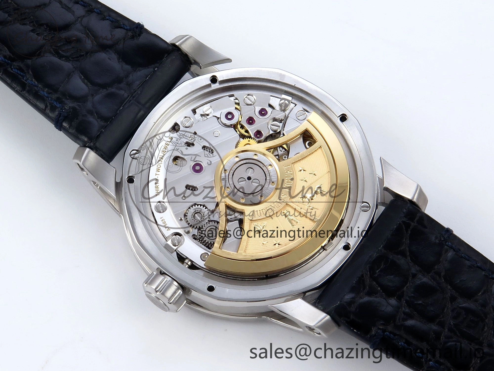 Code 11.59 SS 15210 APSF 1:1 Best Edition Blue Dial on Blue Leather Strap SA4302 Super Clone Youthful 4347