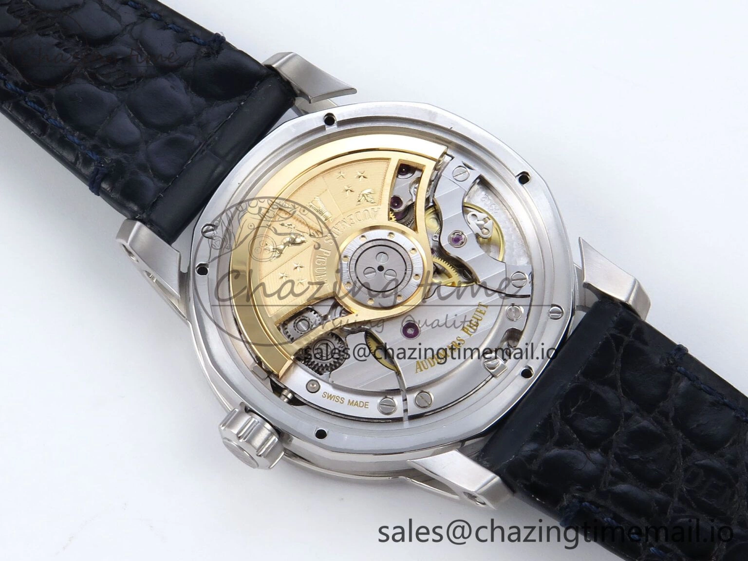 Code 11.59 SS 15210 APSF 1:1 Best Edition Blue Dial on Blue Leather Strap SA4302 Super Clone Youthful 4347