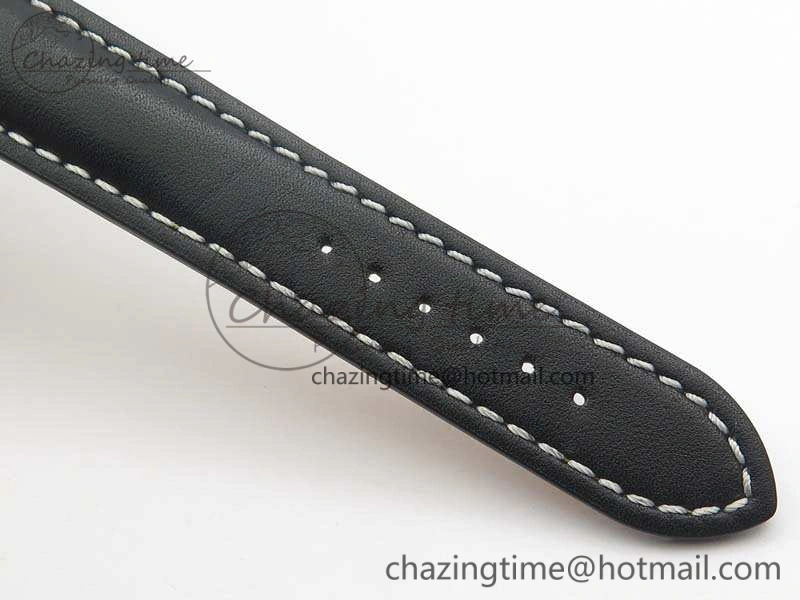 Affordable Colt Automatic 41mm SS Black Textured Dial On Black Leather Strap A 5704