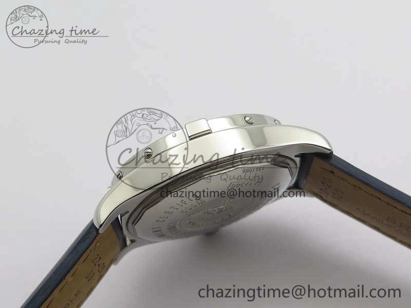 Upgraded Colt Automatic 41mm SS Blue Textured Dial On Blue Leather Strap A 5707