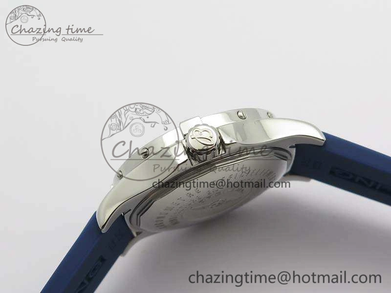 Colt Automatic 41mm SS Blue Textured Dial On Rubber Strap A Trendy 5706
