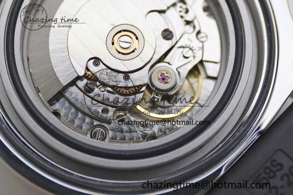 Efficient Colt Automatic 44mm SS TF 1:1 Best Edition Black Textured Dial on Rubber Strap A 5531