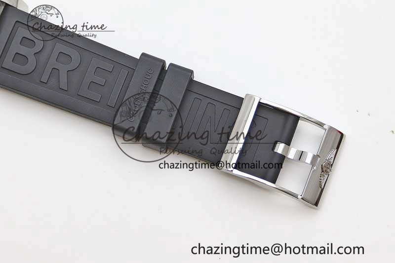 Efficient Colt Automatic 44mm SS TF 1:1 Best Edition Black Textured Dial on Rubber Strap A 5531