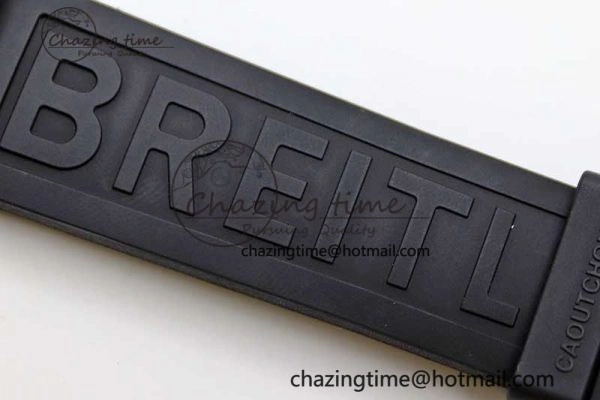 Efficient Colt Automatic 44mm SS TF 1:1 Best Edition Black Textured Dial on Rubber Strap A 5531