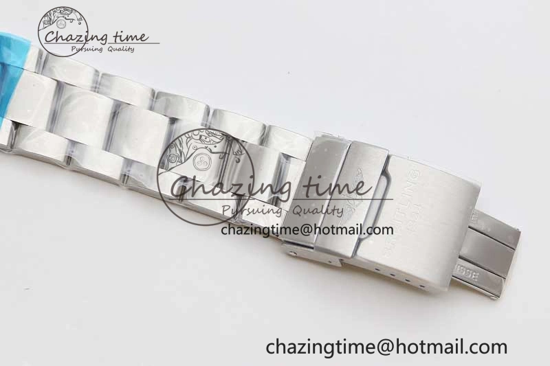 ZeroBulk Colt Automatic 44mm SS TF 1:1 Best Edition Black Textured Dial on SS Bracelet A 5528
