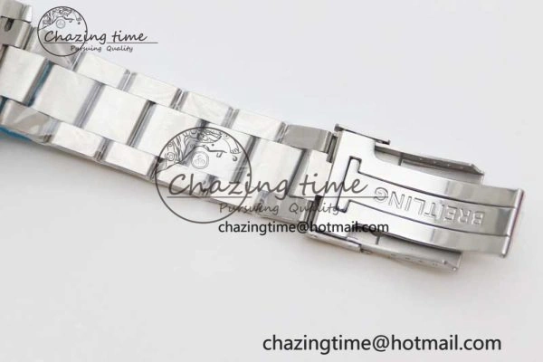 ZeroBulk Colt Automatic 44mm SS TF 1:1 Best Edition Black Textured Dial on SS Bracelet A 5528