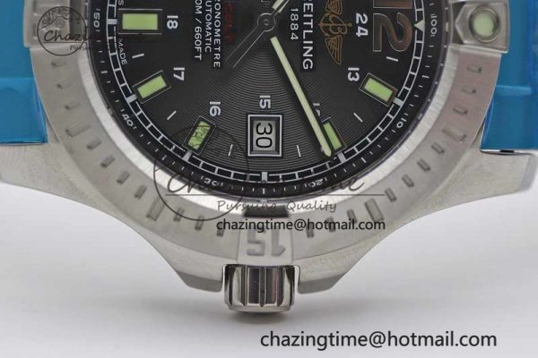 ZeroBulk Colt Automatic 44mm SS TF 1:1 Best Edition Black Textured Dial on SS Bracelet A 5528