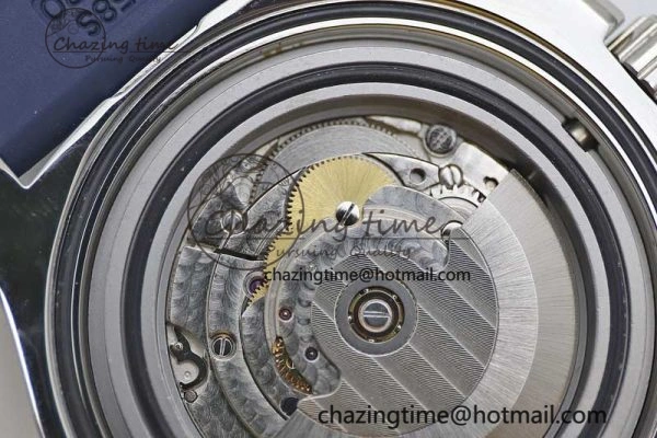 Colt Automatic 44mm SS TF 1:1 Best Edition Blue Textured Dial on Rubber Strap A Reliable 5524