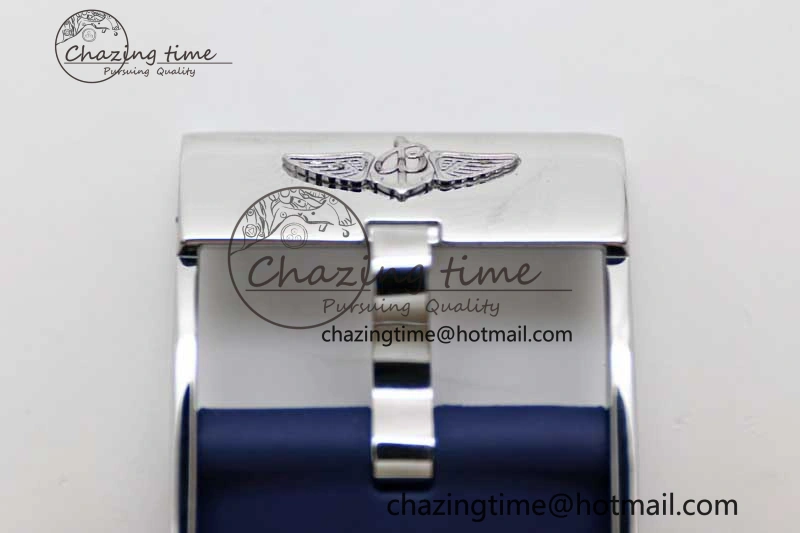Colt Automatic 44mm SS TF 1:1 Best Edition Blue Textured Dial on Rubber Strap A Reliable 5524