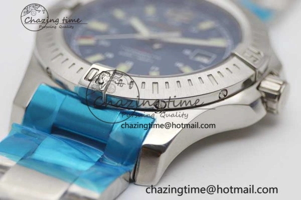 Thermal Colt Automatic 44mm SS TF 1:1 Best Edition Blue Textured Dial on SS Bracelet A 5530