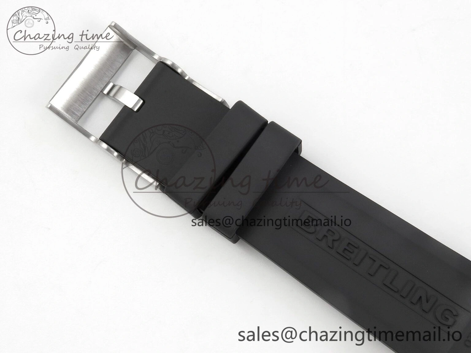 Sleek Colt Automatic 44mm TF 1:1 Best Edition Black Dial on Black Rubber Strap A2824 V 5394
