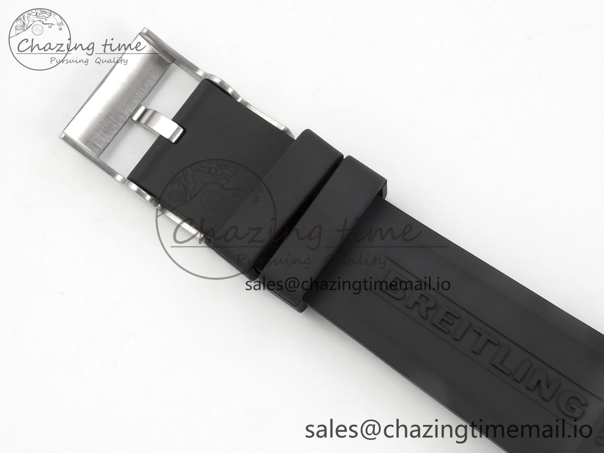 Sleek Colt Automatic 44mm TF 1:1 Best Edition Black Dial on Black Rubber Strap A2824 V 5394