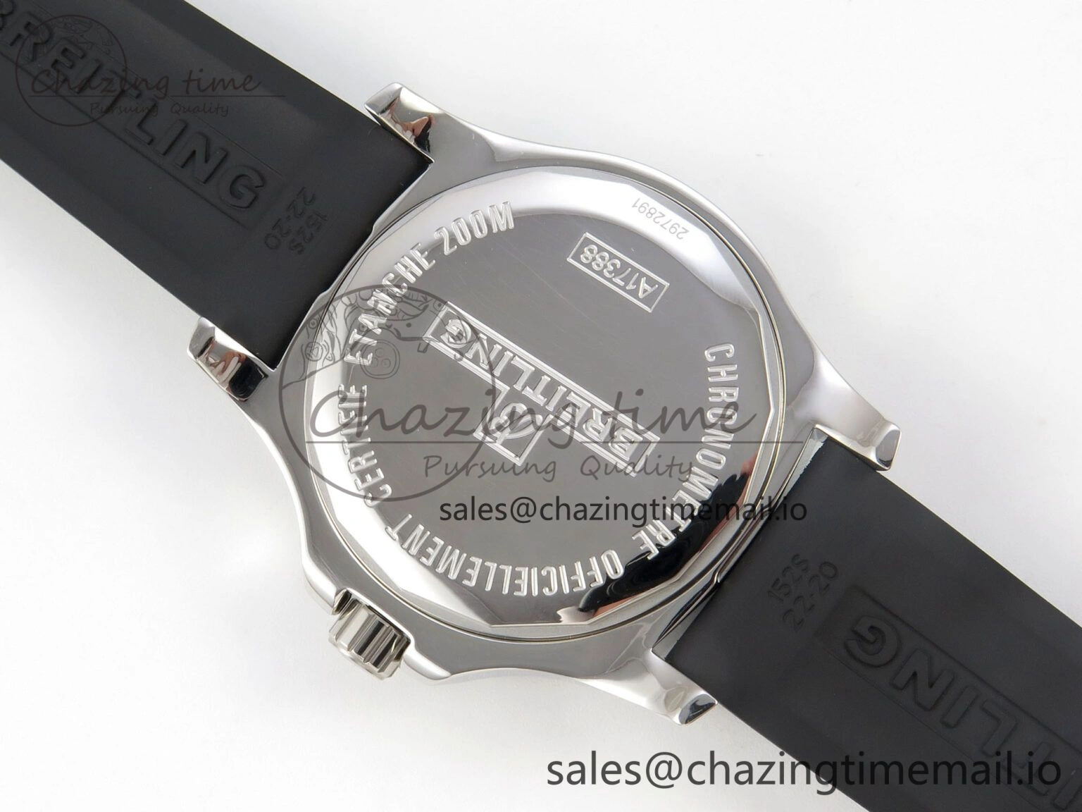 Sleek Colt Automatic 44mm TF 1:1 Best Edition Black Dial on Black Rubber Strap A2824 V 5394
