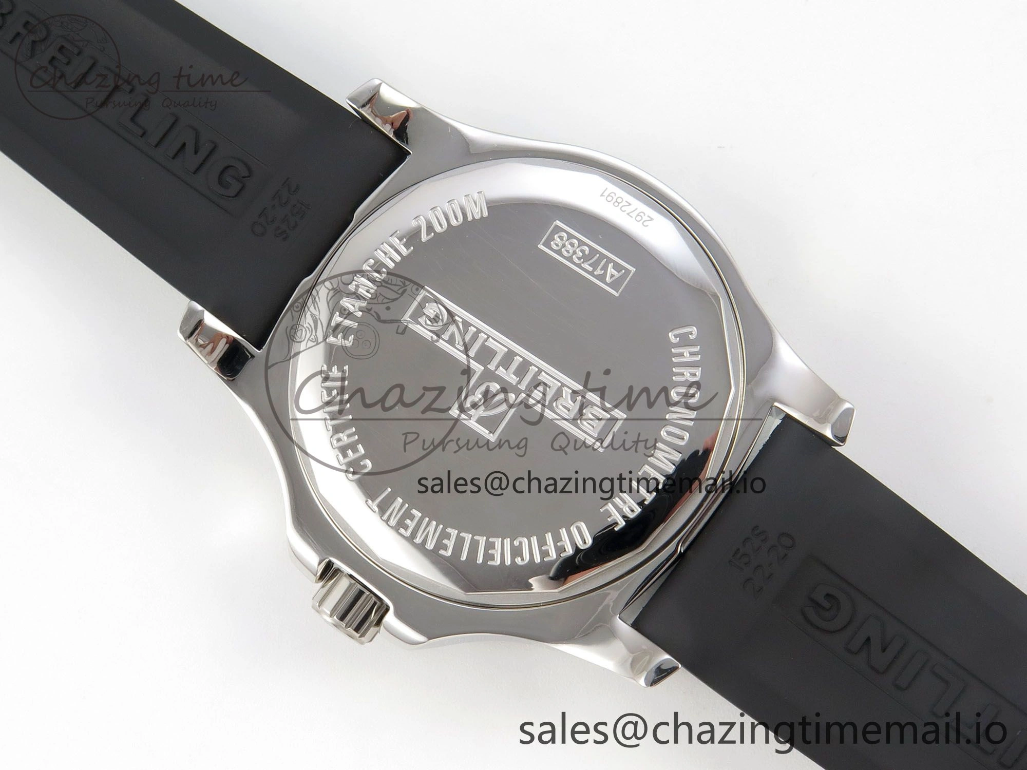 Sleek Colt Automatic 44mm TF 1:1 Best Edition Black Dial on Black Rubber Strap A2824 V 5394