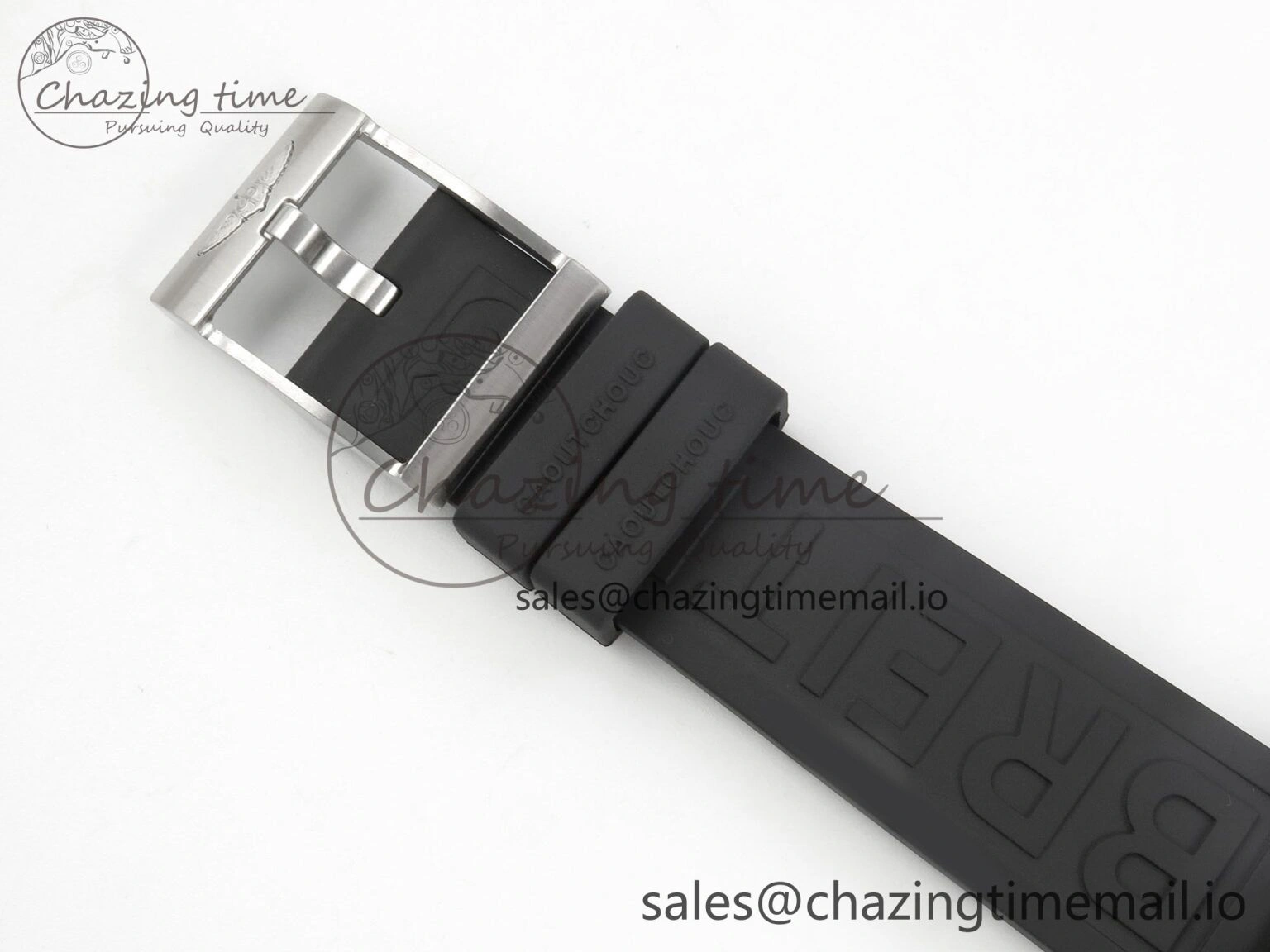 Sleek Colt Automatic 44mm TF 1:1 Best Edition Black Dial on Black Rubber Strap A2824 V 5394
