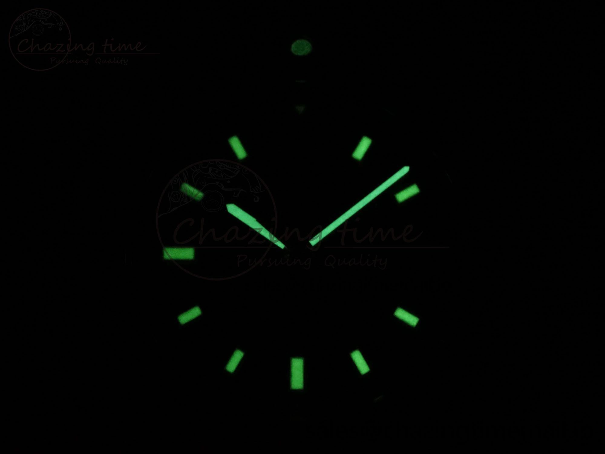 Sleek Colt Automatic 44mm TF 1:1 Best Edition Black Dial on Black Rubber Strap A2824 V 5394