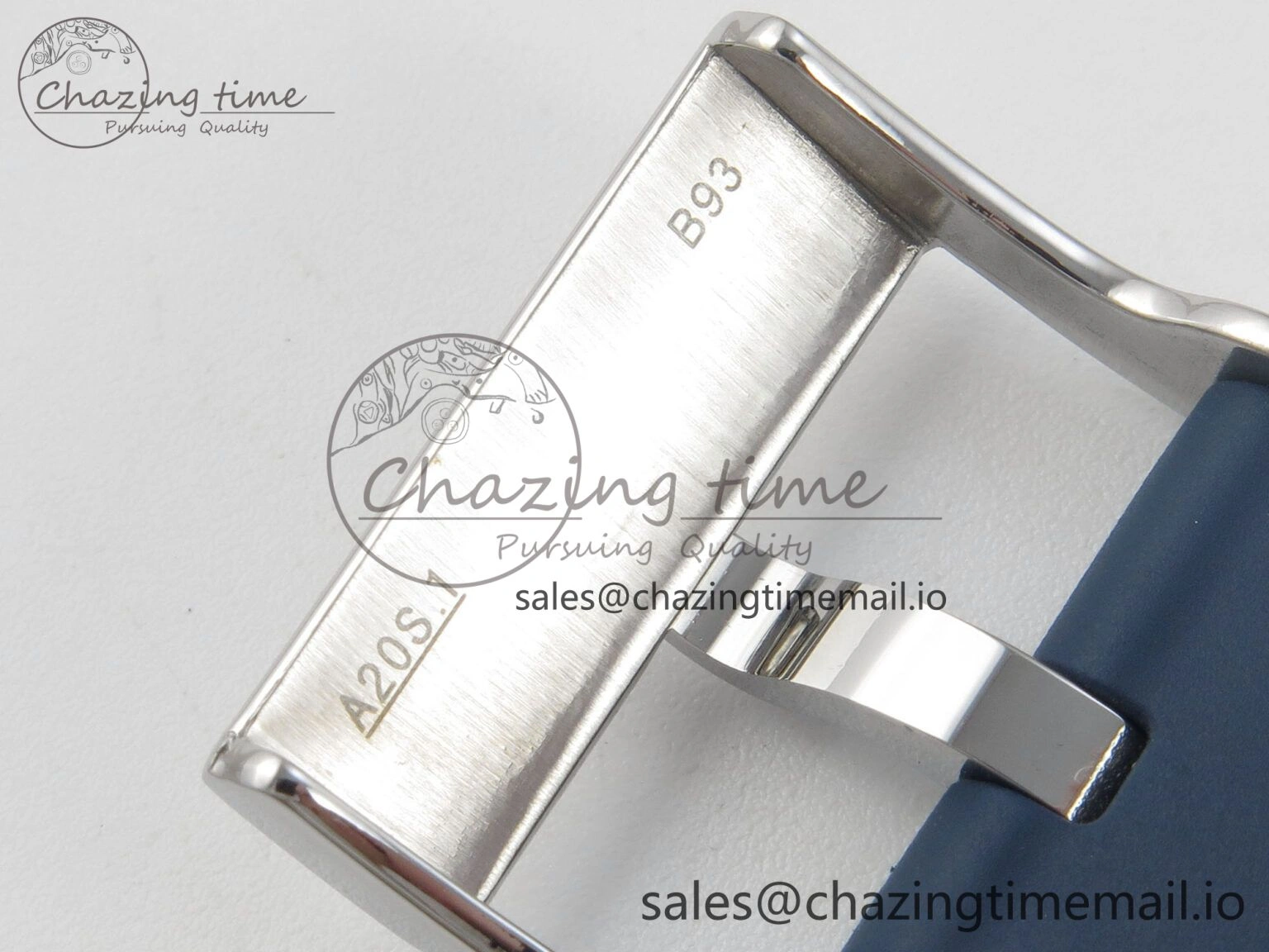 Colt Automatic 44mm TF 1:1 Best Edition Blue Dial on Blue Rubber Strap A2824 V EyeCatching 5391