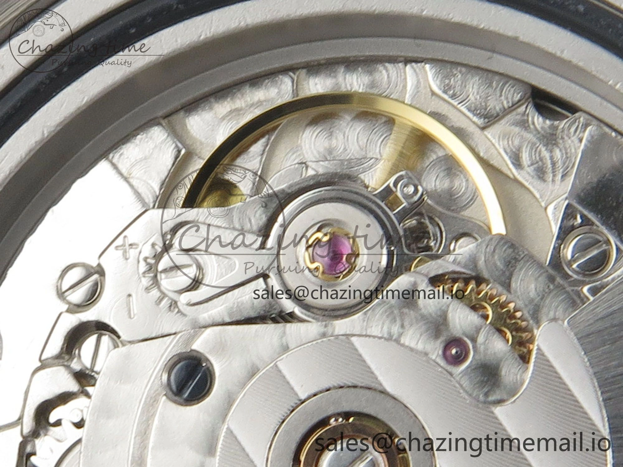 Colt Automatic 44mm TF 1:1 Best Edition Blue Dial on Blue Rubber Strap A2824 V EyeCatching 5391