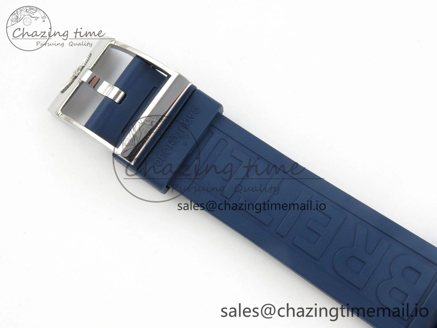 Colt Automatic 44mm TF 1:1 Best Edition Blue Dial on Blue Rubber Strap A2824 V EyeCatching 5391