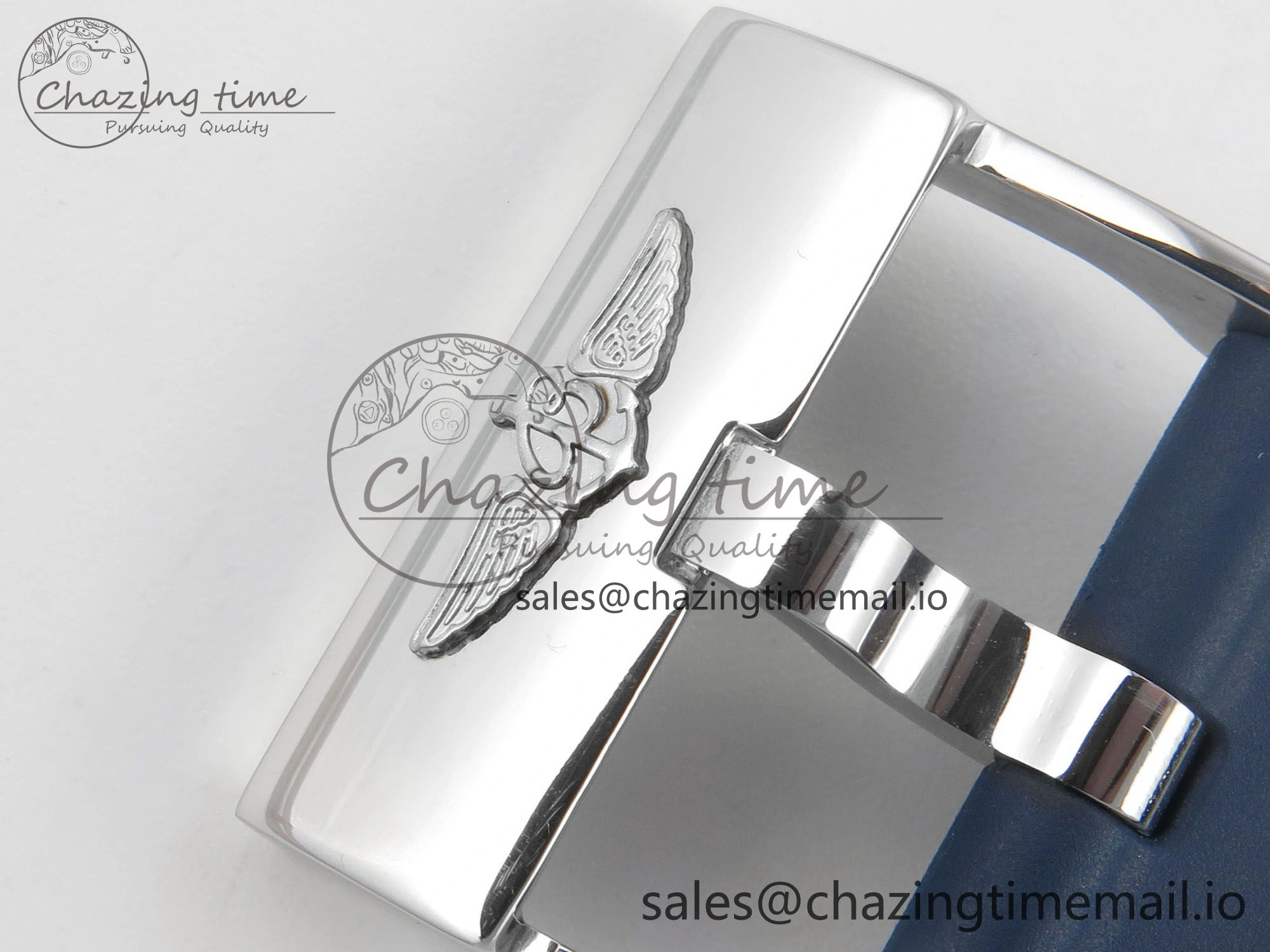 Colt Automatic 44mm TF 1:1 Best Edition Blue Dial on Blue Rubber Strap A2824 V EyeCatching 5391