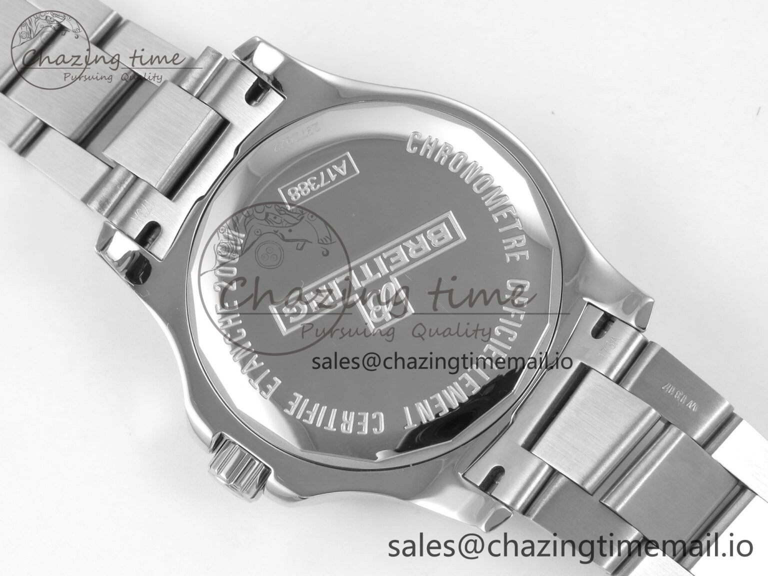 Colt Automatic 44mm TF1:1 Best Edition Blue Dial on SS Bracelet A2824 V Tailored 5410