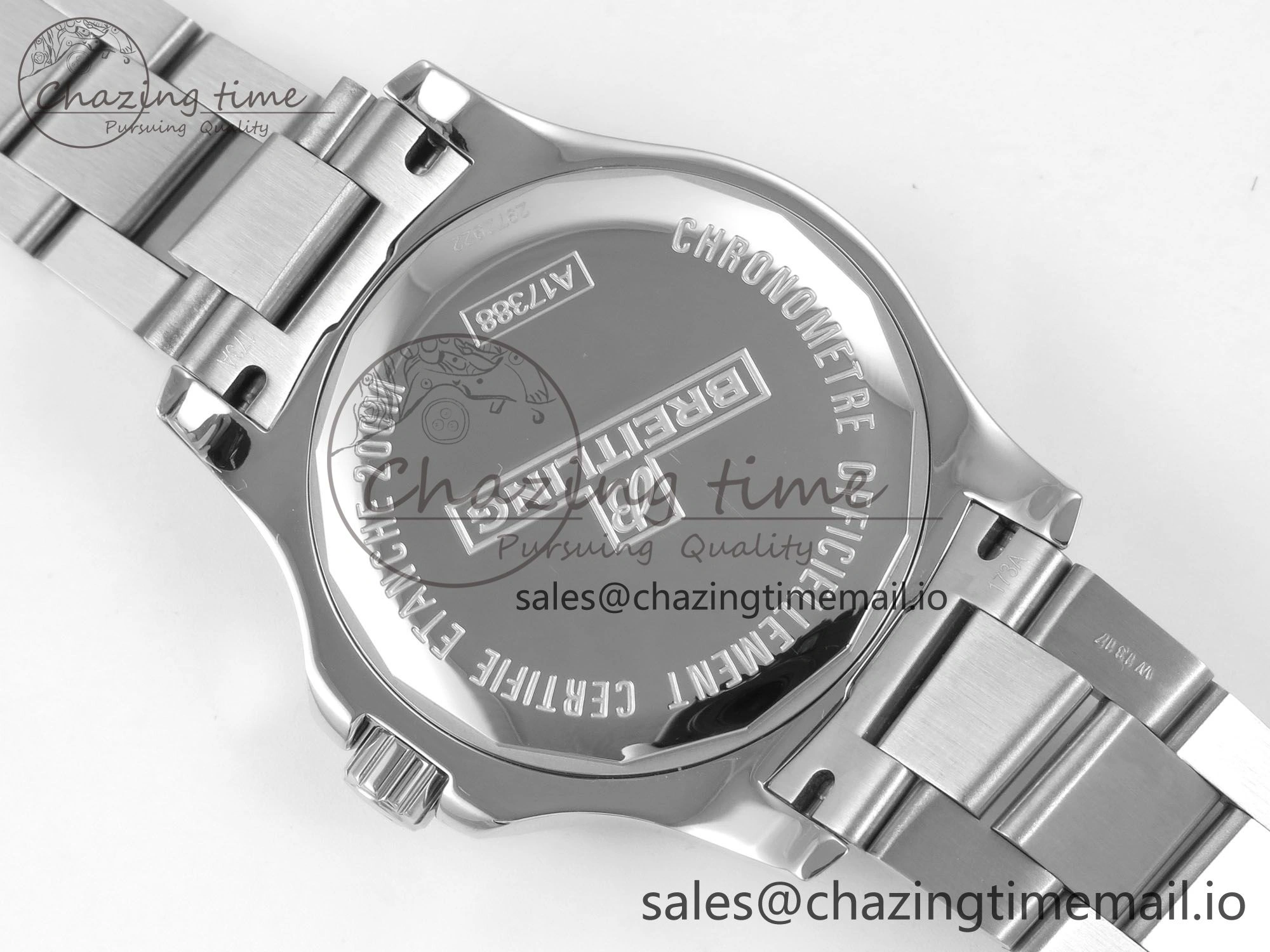 Colt Automatic 44mm TF1:1 Best Edition Blue Dial on SS Bracelet A2824 V Tailored 5410