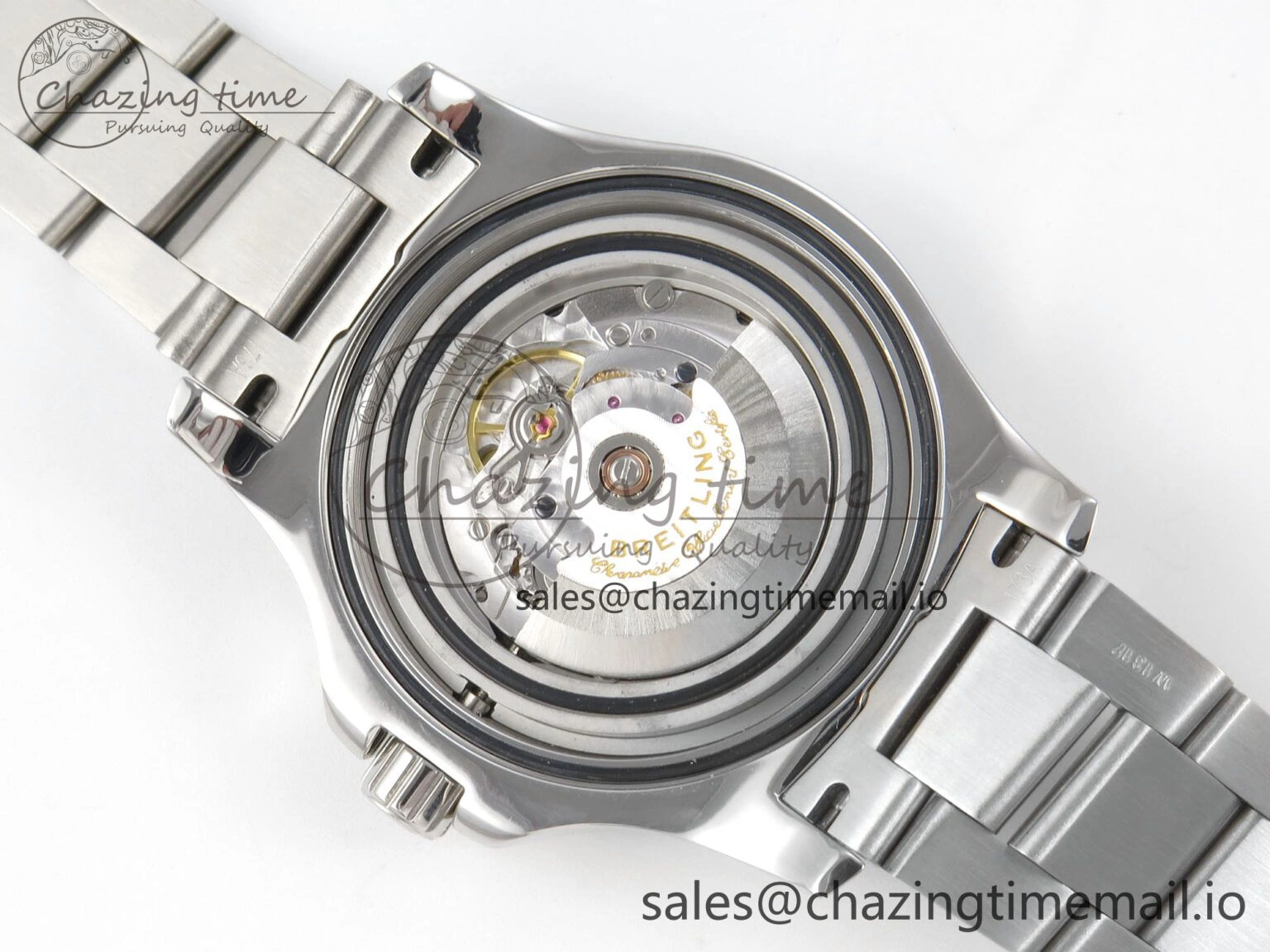 Colt Automatic 44mm TF1:1 Best Edition Blue Dial on SS Bracelet A2824 V Tailored 5410