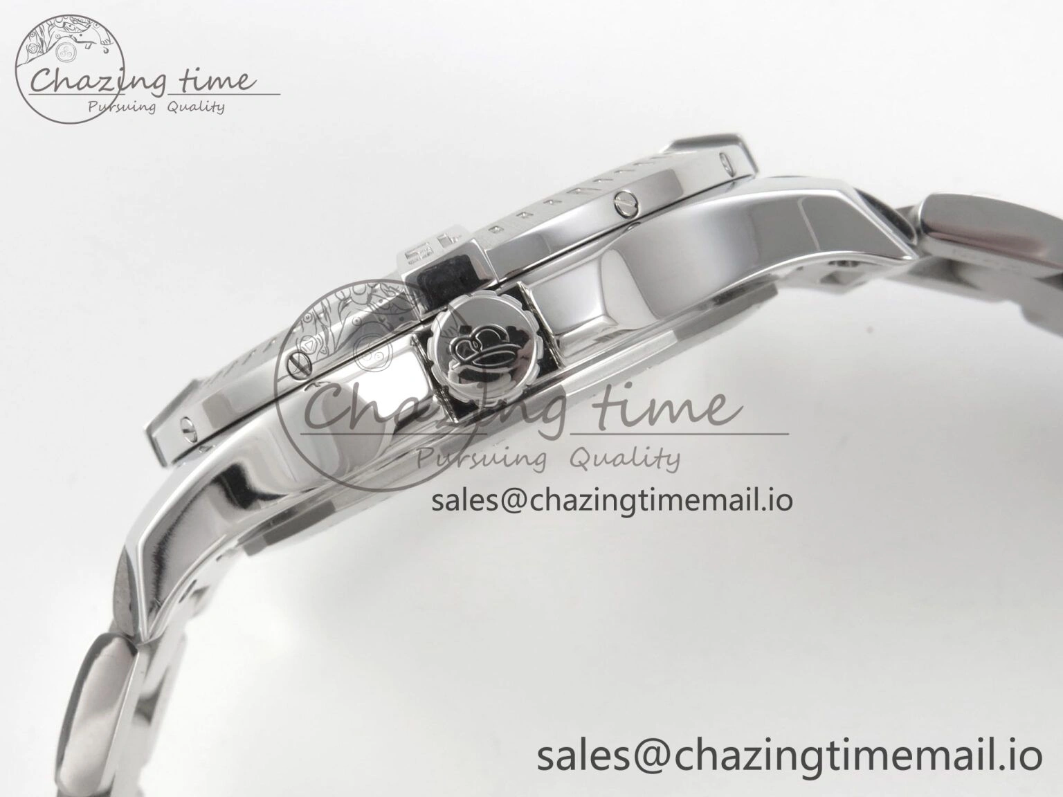 Colt Automatic 44mm TF1:1 Best Edition Gray Dial on SS Bracelet A2824 V Minimalist 5409